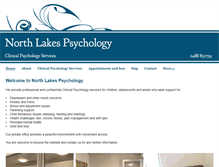 Tablet Screenshot of northlakespsychology.com